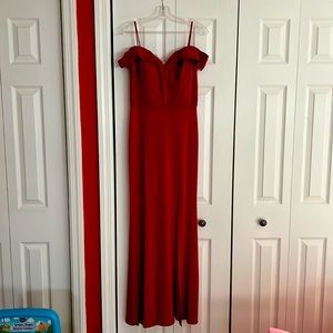 Long sleek red dress. Wore 1x for Jessica Rabbit costume.